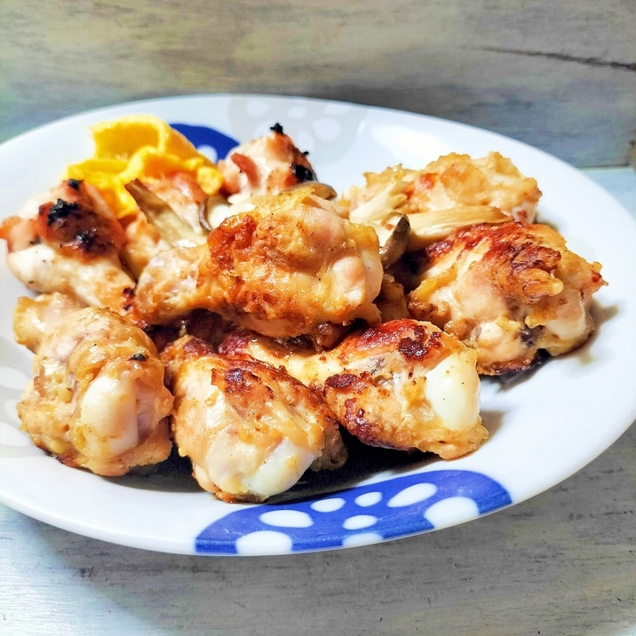 手羽元のコンソメ&スパイス揚げ焼き